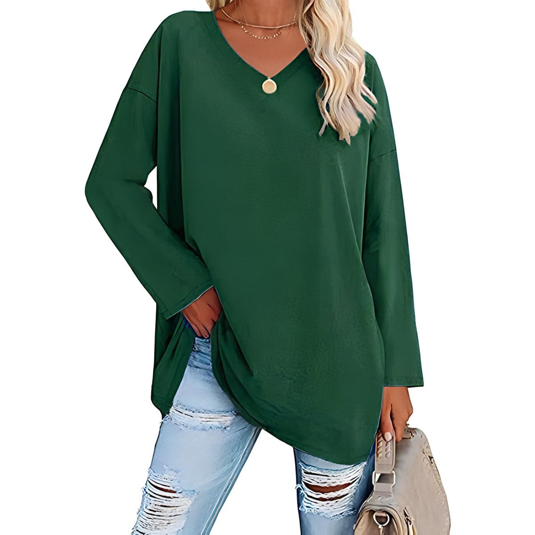 Alicia™ - Pull V-Neck Relaxed