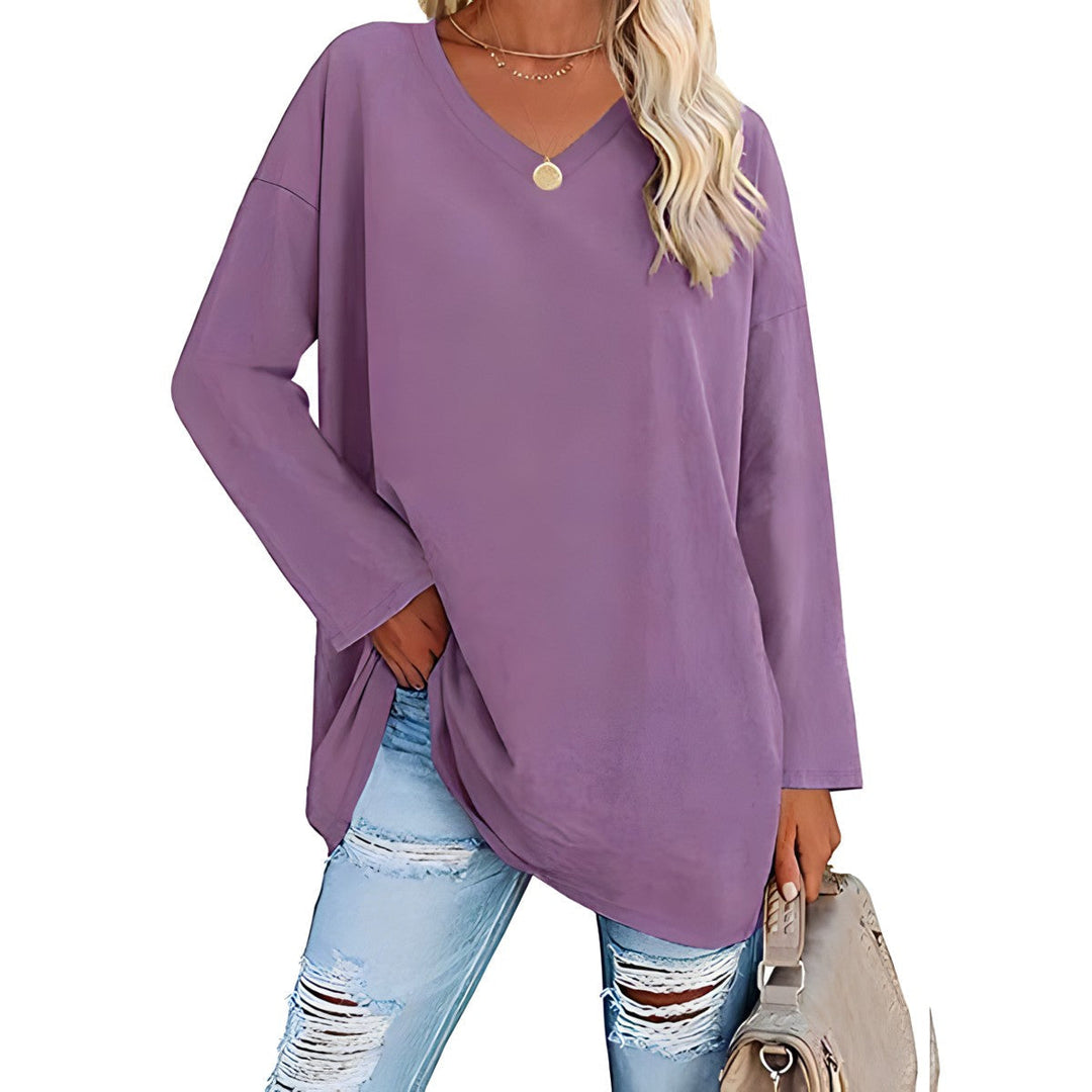 Alicia™ - Pull V-Neck Relaxed