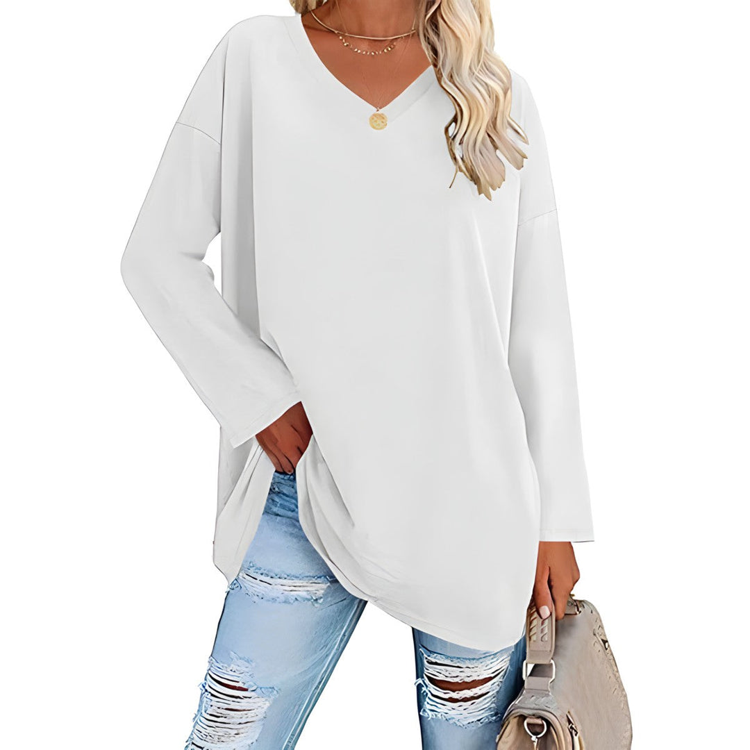 Alicia™ - Pull V-Neck Relaxed