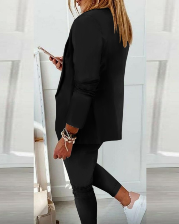 Frédérique | Ensemble Blazer & Pantalon à Carreaux