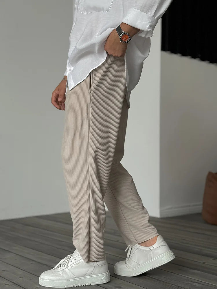 Massimo | Pantalons de luxe doux pour homme