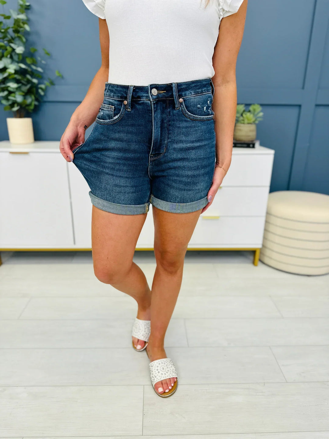 Avery™ - Shorts en Jean Décontractés