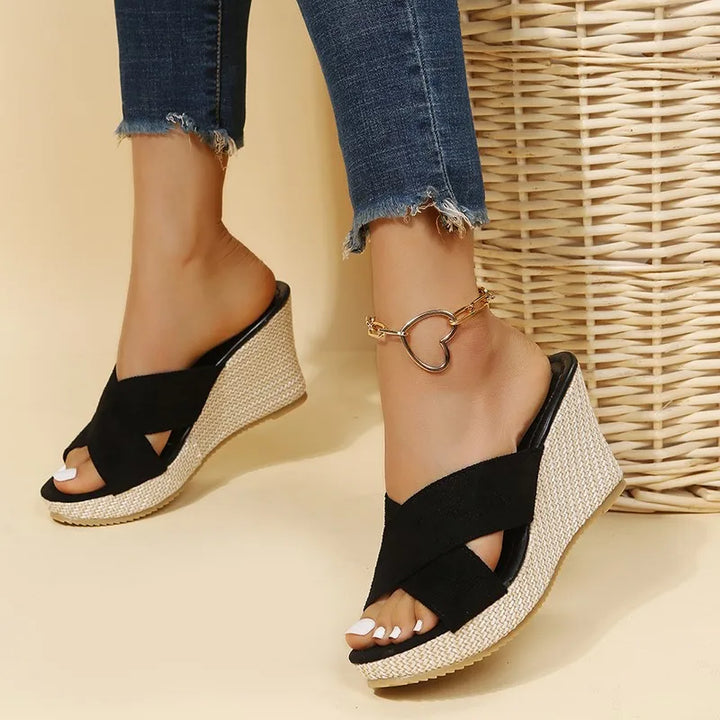 Evelina | Sandales Wedge Chic