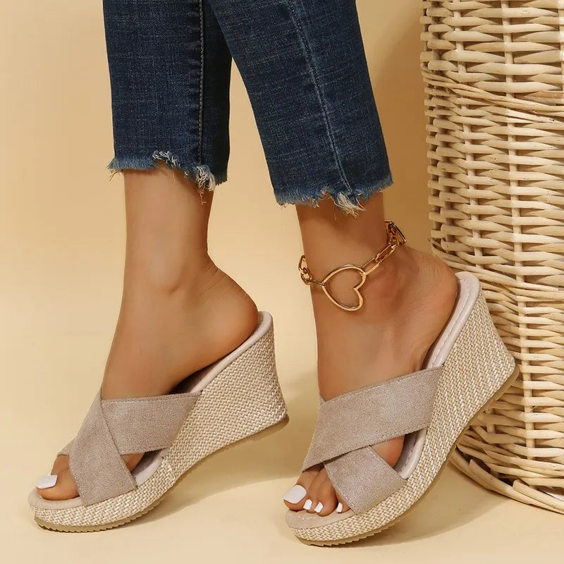 Evelina | Sandales Wedge Chic