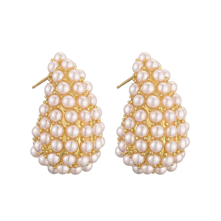 Eudoxie | Boucles d'oreilles en perles de style classique