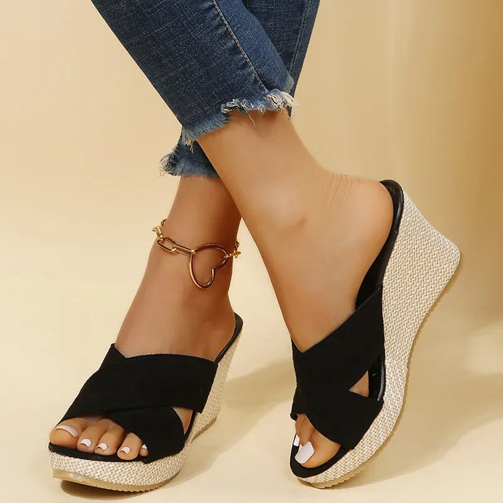 Evelina | Sandales Wedge Chic