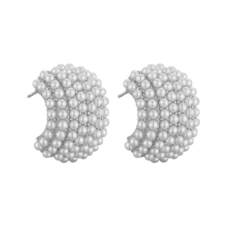 Eudoxie | Boucles d'oreilles en perles de style classique