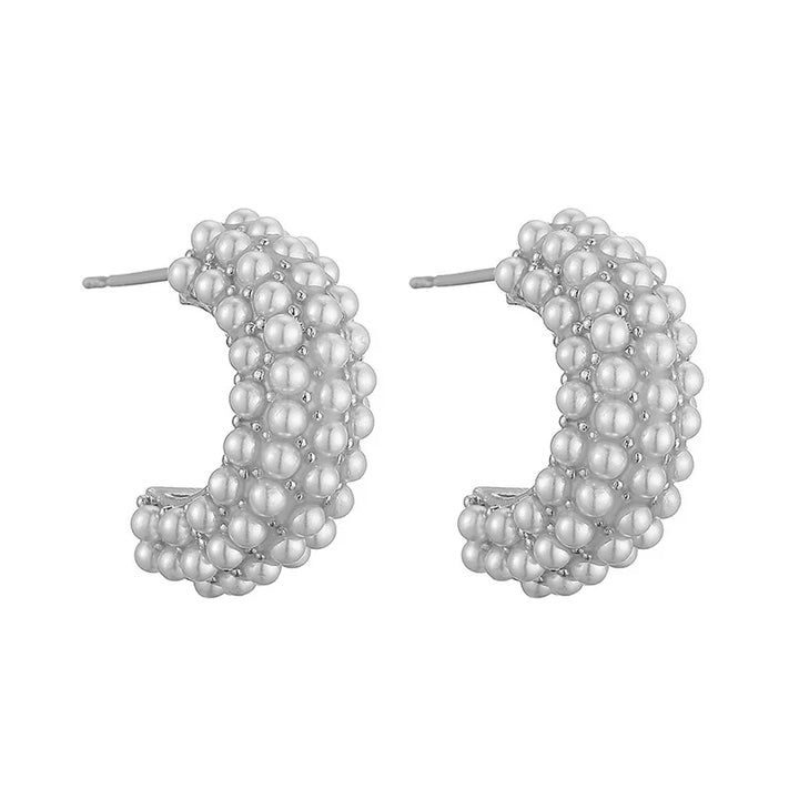 Eudoxie | Boucles d'oreilles en perles de style classique