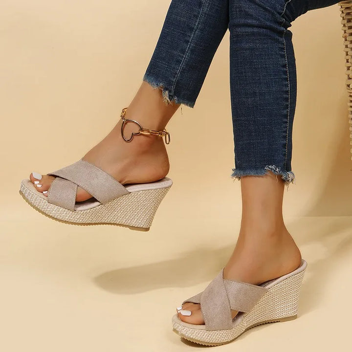 Evelina | Sandales Wedge Chic