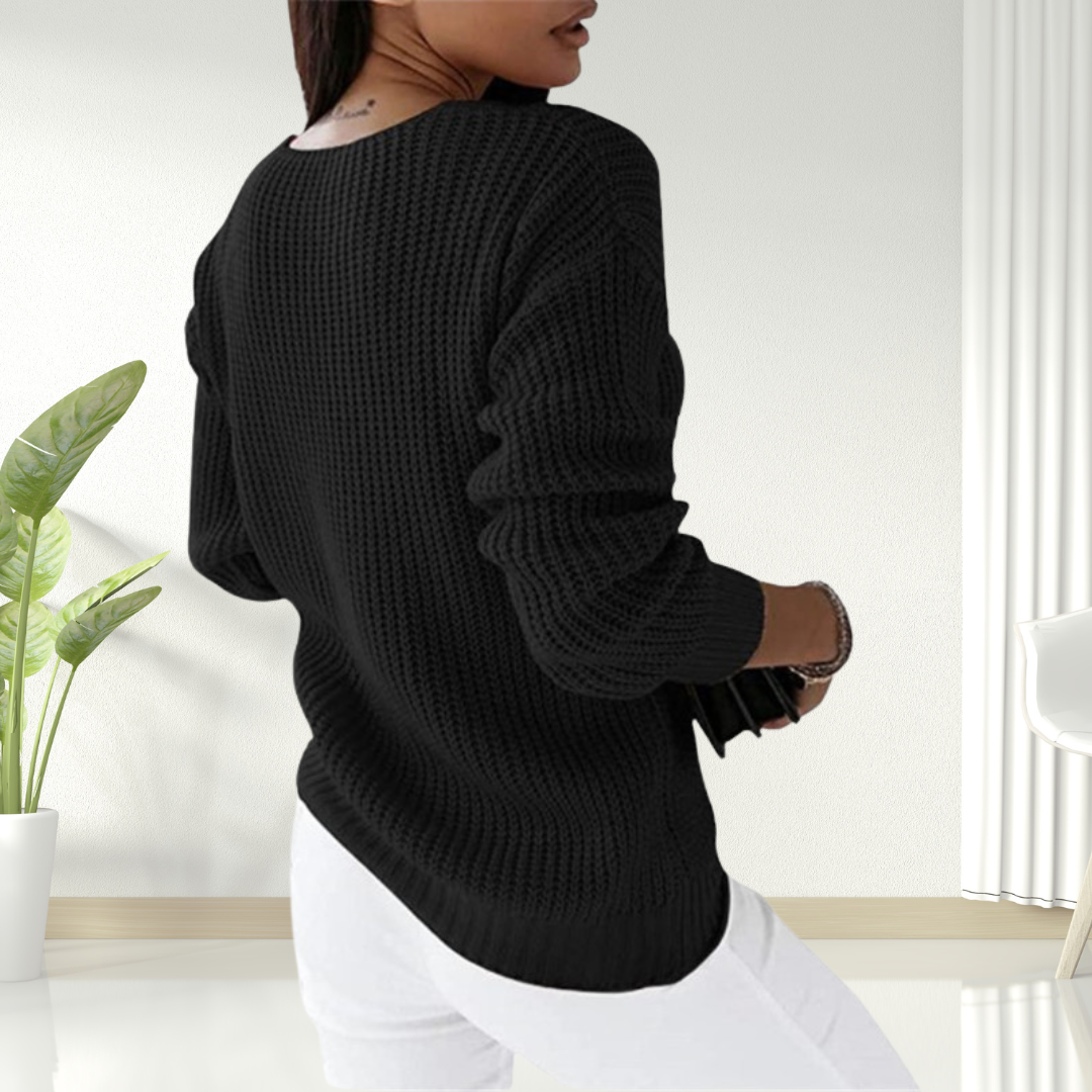 Solaine™ - Pull Classique en V