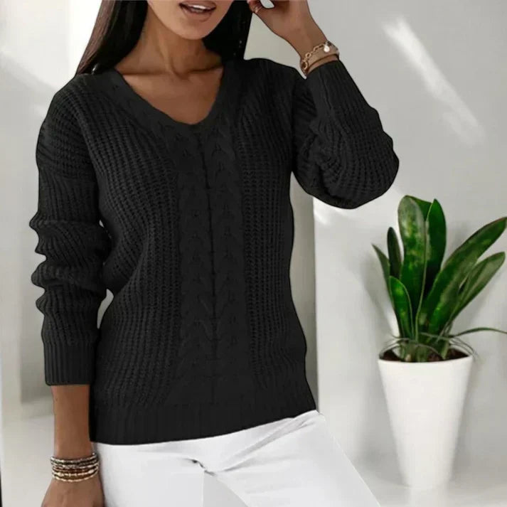 Solaine™ - Pull Classique en V