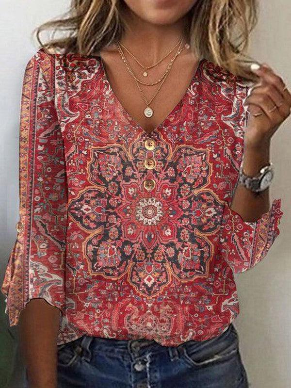 Karina™ - Blouse Boho Vintage