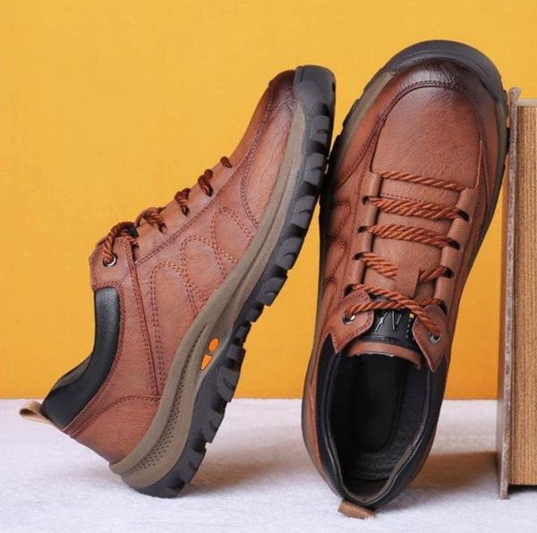 Giulio | Chaussures décontractées pour hommes en cuir cousues à la main