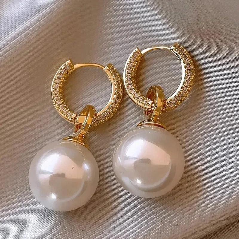 Lilou | Boucles d'oreilles en perles élégantes Mila