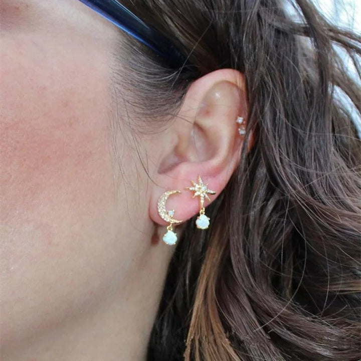 Armelle | Boucles d'oreilles classiques en nacre