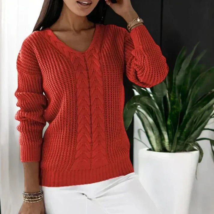 Solaine™ - Pull Classique en V