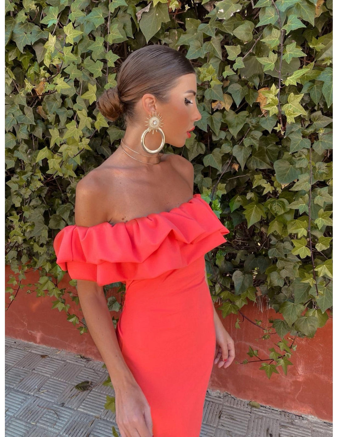 Angéline | Robe midi sans manches
