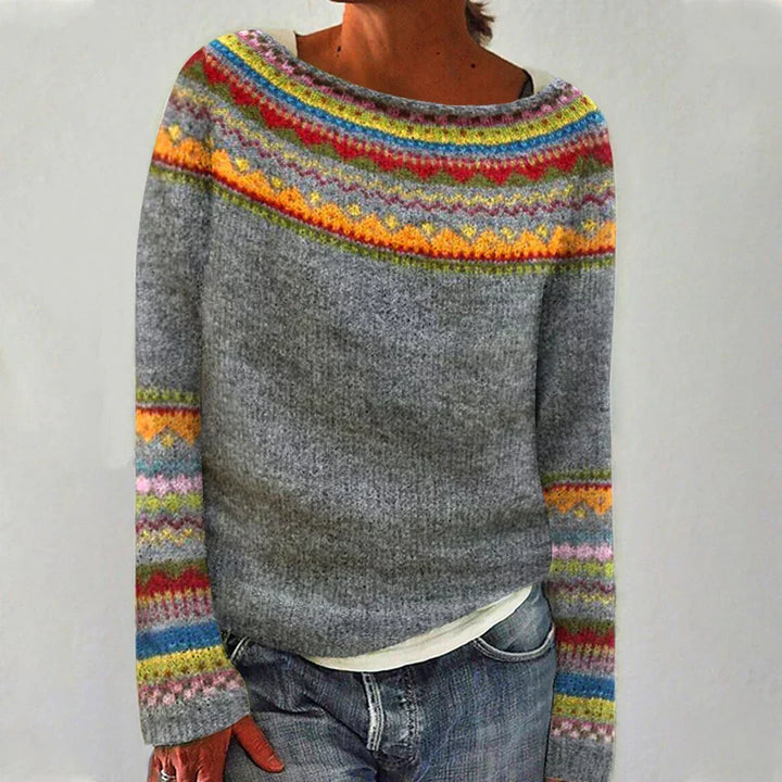 Izzel™ - Pull Fair Isle Confortable